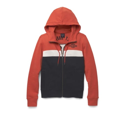 Women's Raceway 03 Colorblock Zip Front Hoodie