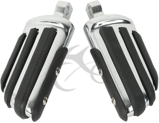 [XF2103129-E] Driver Pilot Male Mount-Style Footpegs for Harley, Chrome