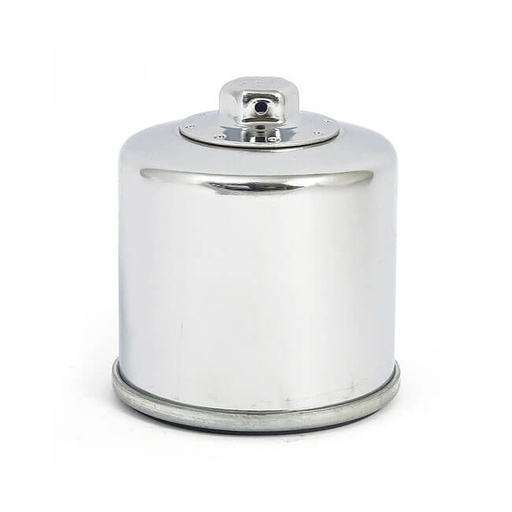 [909699] Spin-On Oil Filter w/ Top Nut, Chrome