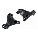 Passenger Footpeg Mount Bracket Set, Black