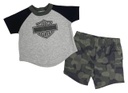 Baby Boys' 2-Piece Infant B&S Raglan Tee & Camo Short Set