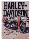 Embossed Tin Sign, Liberator Motorcycle Logo