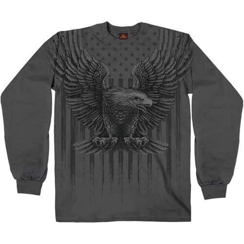 Up-Wing Eagle Long Sleeve Shirt