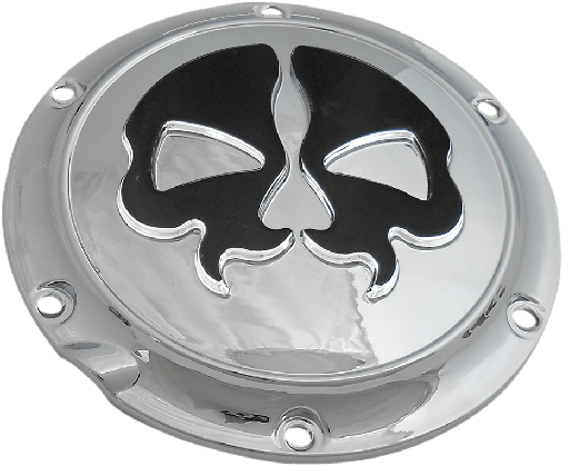 [1107-0550] Split Skull Derby Cover, XL, Chrome