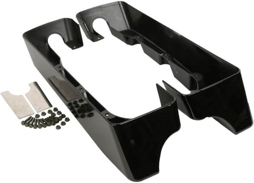 [XF111521-01] 4" Saddlebag Extensions for HD Touring 1994-2013, Black