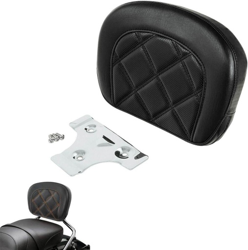 [SC231-02-BK-PAD] Passenger Backrest Pad for HD Touring 1984-2020