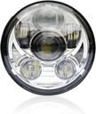 Led Headlight 5-3/4.75", Chrome