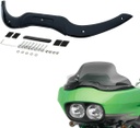 Elegant Windshield Trim for Harley Touring, Gloss Black