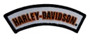 Reflective Embroidered Rocker H-D Emblem Sew-On Patch