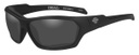 Drag Gasket Sunglasses, Gray Lens / Black Frames