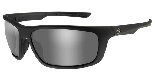 [HAGRS02] Gears Sunglasses, Silver Flash Lenses/Matte Black Frames