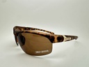 H-D Semi-Rimless Sunglasses Tortoise Frame & Brown Lens