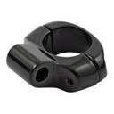 Universal 1" Mirror Clamp, 5/16" Mount Hole, Black