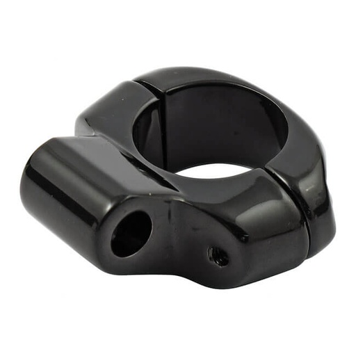 [508908] Universal 1" Mirror Clamp, 5/16" Mount Hole, Black