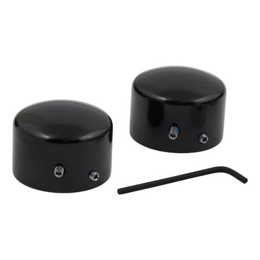 [951383] Front Axle Nut Cover Kit, Black