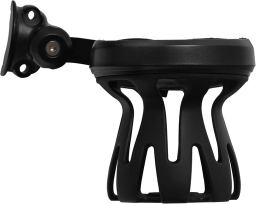 [XF2906C425-B] Universal Handlebar Mount Drink Cup Bottle Holder Fit Harley Touring Dyna XL and other models with 1" Handlebar, Black