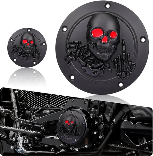 [X003TSFGJV] Derby Timer Timing Engine Cover, Black, for Twin Cam Touring Road King Electra Glide FLHR FLHX FXST Dyna Softail 1999-2013