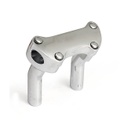 OEM Style Pullback Riser, w/ Top Clamp, 4.5" Rise, Chrome