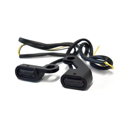 [577086] Fastline, Below Bar LED Turn Signal Set, Black