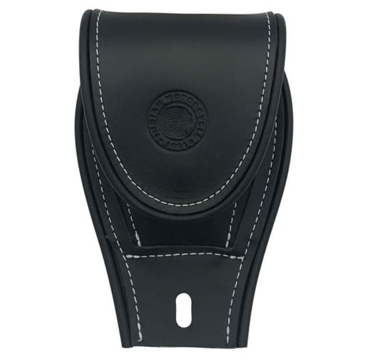 [2880142-01] Genuine Leather Tank Pouch, Black