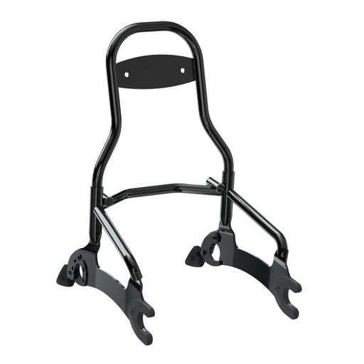 [2884186-266] Steel 12 in. Universal Quick Release Passenger Sissy Bar, Thunder Black