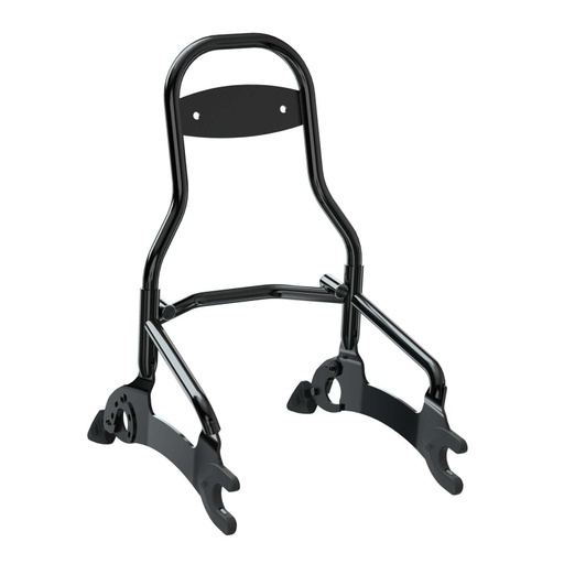 [2884186-266] Steel 12 in. Universal Quick Release Passenger Sissy Bar, Thunder Black