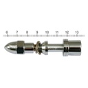Mirror Adapter M10 to H-D, Chrome