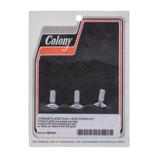 [971310] Shifter Guide Bolt Screw Kit, Chrome