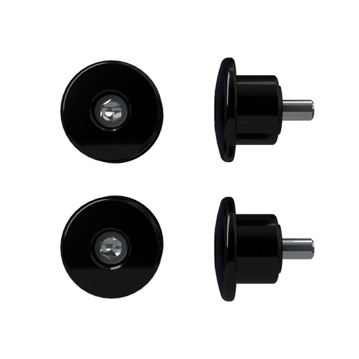 [2884902-266] Quick Release Windshield Mounting Spools, Black
