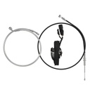 10” Moto Handlebar Risers Install Kit, Black