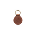 Circle Leather Key Ring