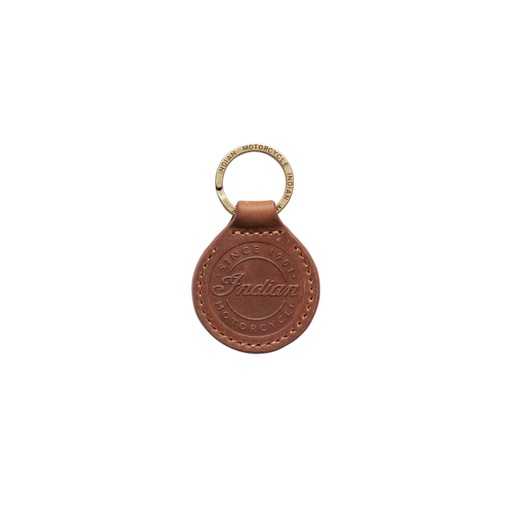 [2862944] Circle Leather Key Ring