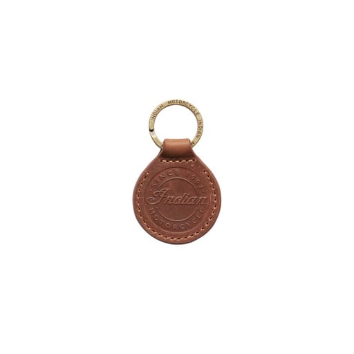[2862944] Circle Leather Key Ring