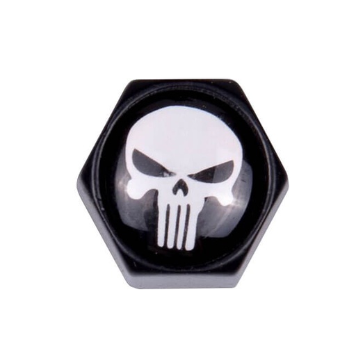 [913293] Block Skull Valve Caps