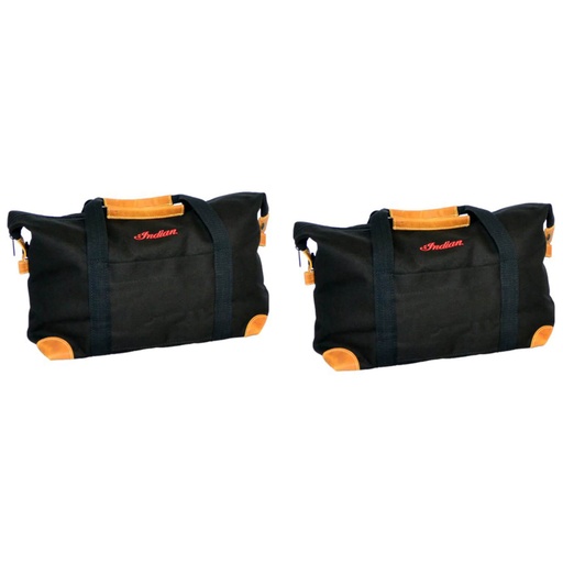 [2885131] Deluxe Saddlebag Travel Bags in Black, Pair