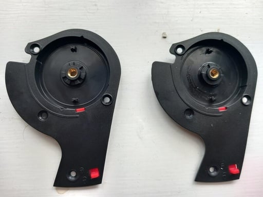 [511-2207-2] C5 &amp; S3 Visor Mechanism Plate Set