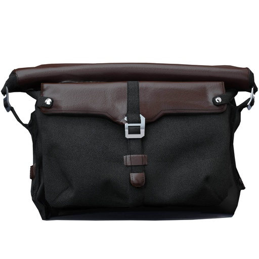 [2883500-FBA] All-Weather Vinyl Messenger Bag with Shoulder Strap