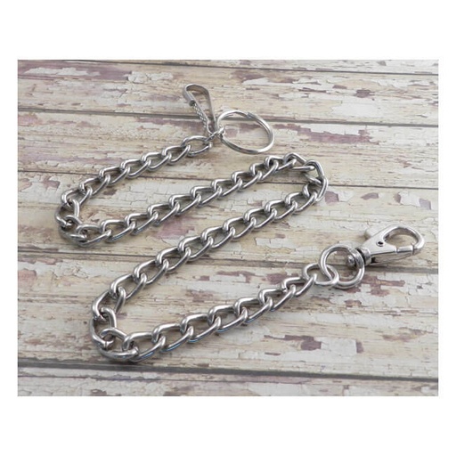 [955344] Wallet Chain Punk Leash, 15"