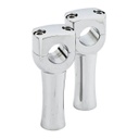 Dighton 4" Domed Risers, Chrome