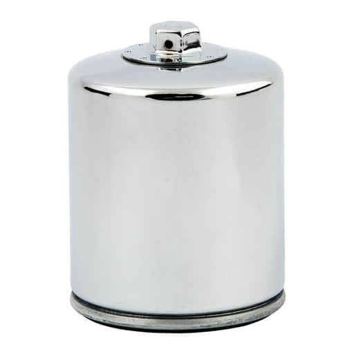 [KN-170C] Spin-On Oil Filter, w/ Top Nut, Chrome