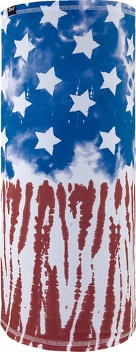 [2502-0286] Stars &amp; Stripes Motley Tube SportFlex Neck Tube