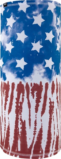 [2502-0286] Stars &amp; Stripes Motley Tube SportFlex Neck Tube