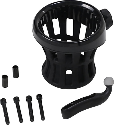 [0636-0082] Drink Holder, Perch Mount, Black