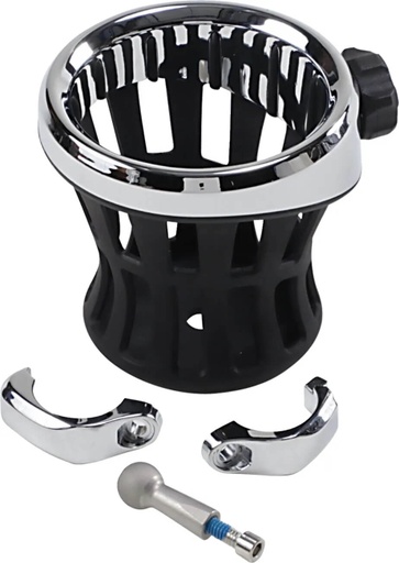 [0636-0023] Drink Holder for 31,8mm Handlebars, Chrome