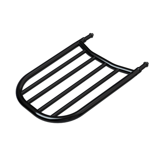 [2880955-266] Backrest Luggage Rack, Black