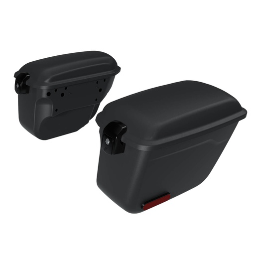 [2890999] Locking Textured Saddlebags