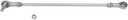 Shifter Linkage 12.5" Round End, Chrome