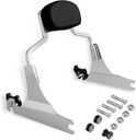 Detachable Backrest Sissy Bar Upright Passenger Backrest w/Pad Fit For Harley Breakout FXSB 2013-2017, Chrome