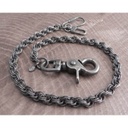 Double Rope Wallet Chain 16"