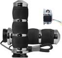 Heated Grips Air Cushion, Black/Chrome